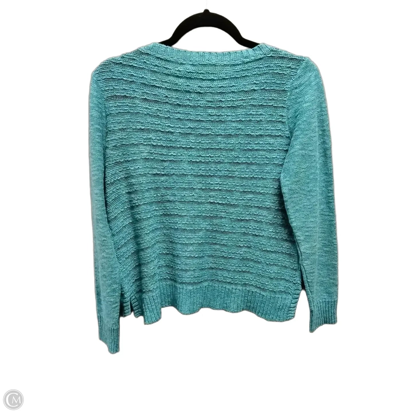 Blouse Long Sleeve By Eileen Fisher In Blue, Size: Sp