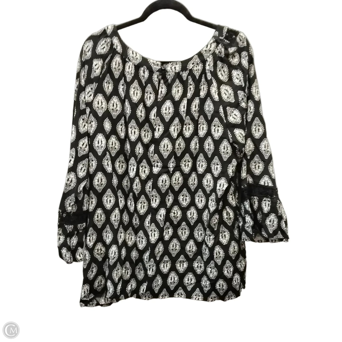 Blouse Long Sleeve By Honey Punch In Black, Size: 2x