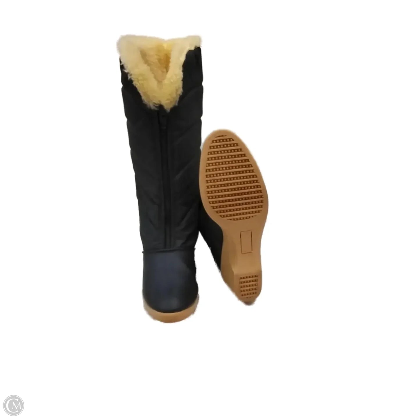 Boots Snow By Clothes Mentor In Navy, Size: 6.5