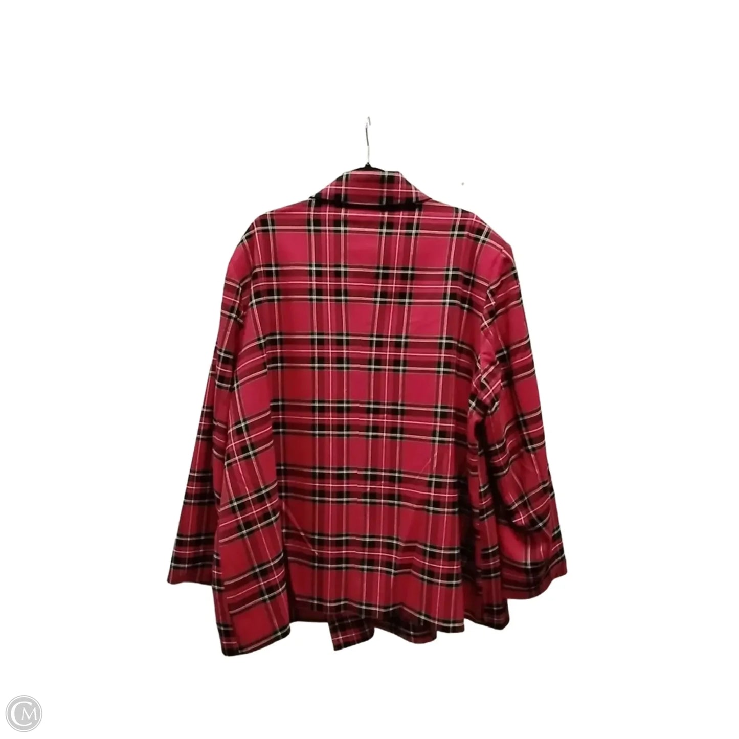 Blazer By Cato In Checkered Pattern, Size: 3x