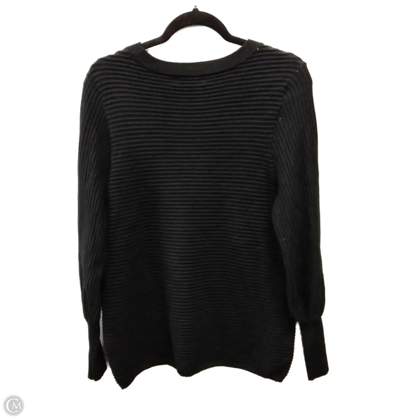 Top Long Sleeve By Liz Claiborne In Black, Size: M