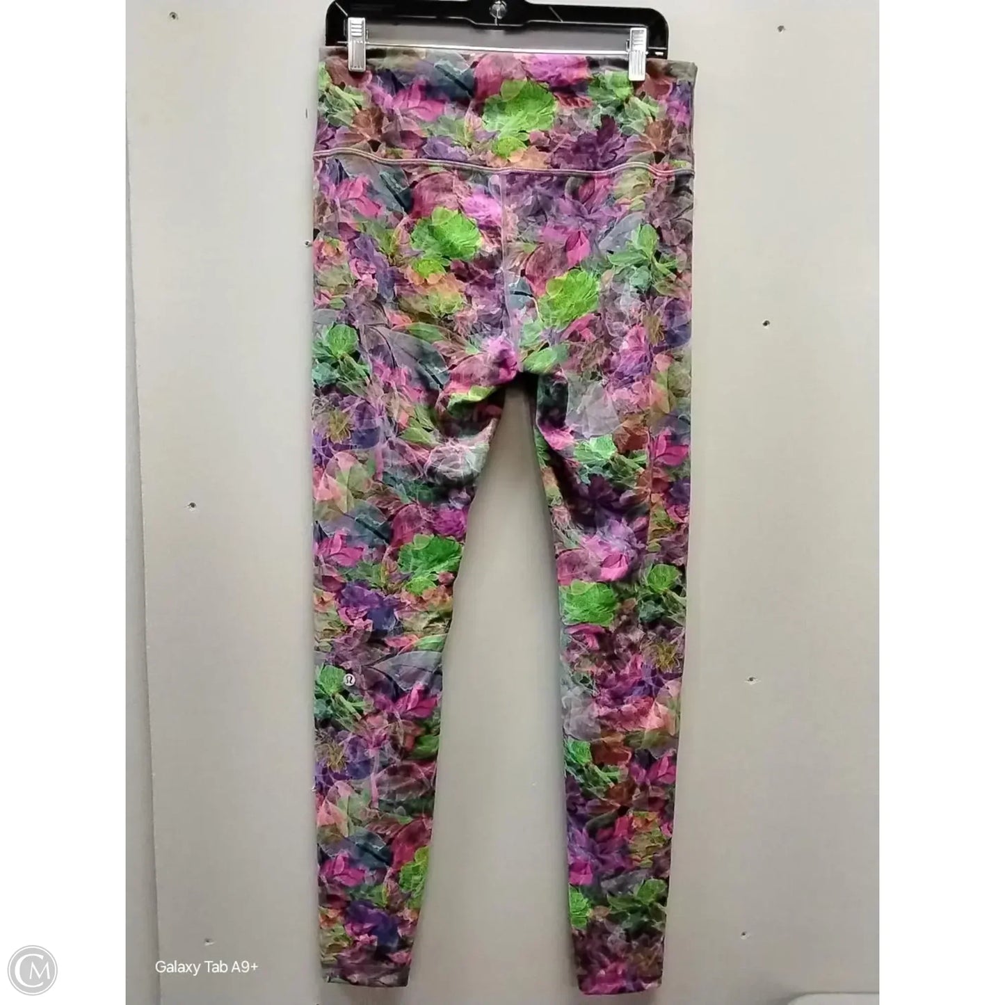 Athletic Pants By Lululemon In Floral Print, Size: L