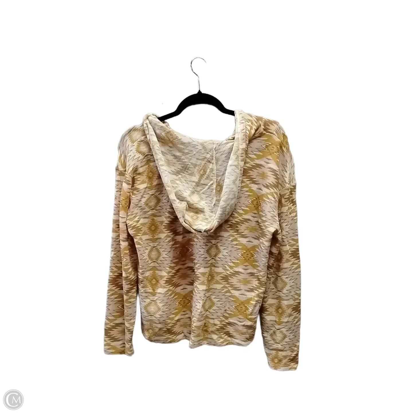 Sweatshirt Hoodie By Wallflower In Orange & Yellow, Size: L