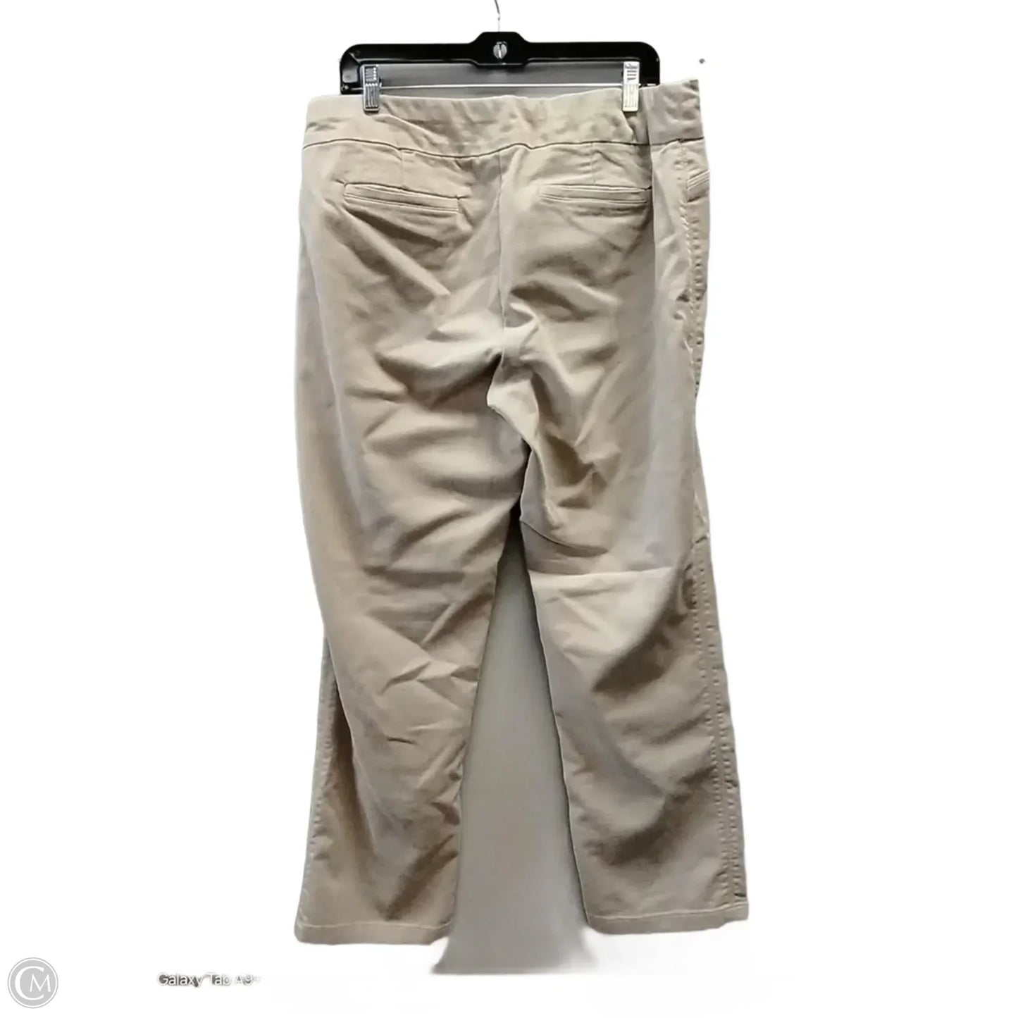 Pants Chinos & Khakis By Croft And Barrow In Tan, Size: 16