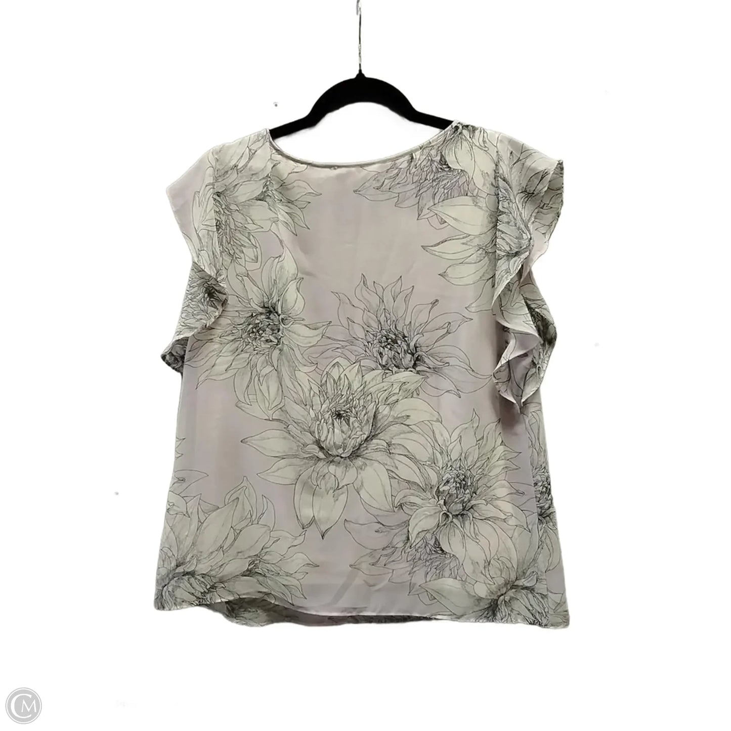 Blouse Sleeveless By Vince Camuto In Floral Print, Size: M