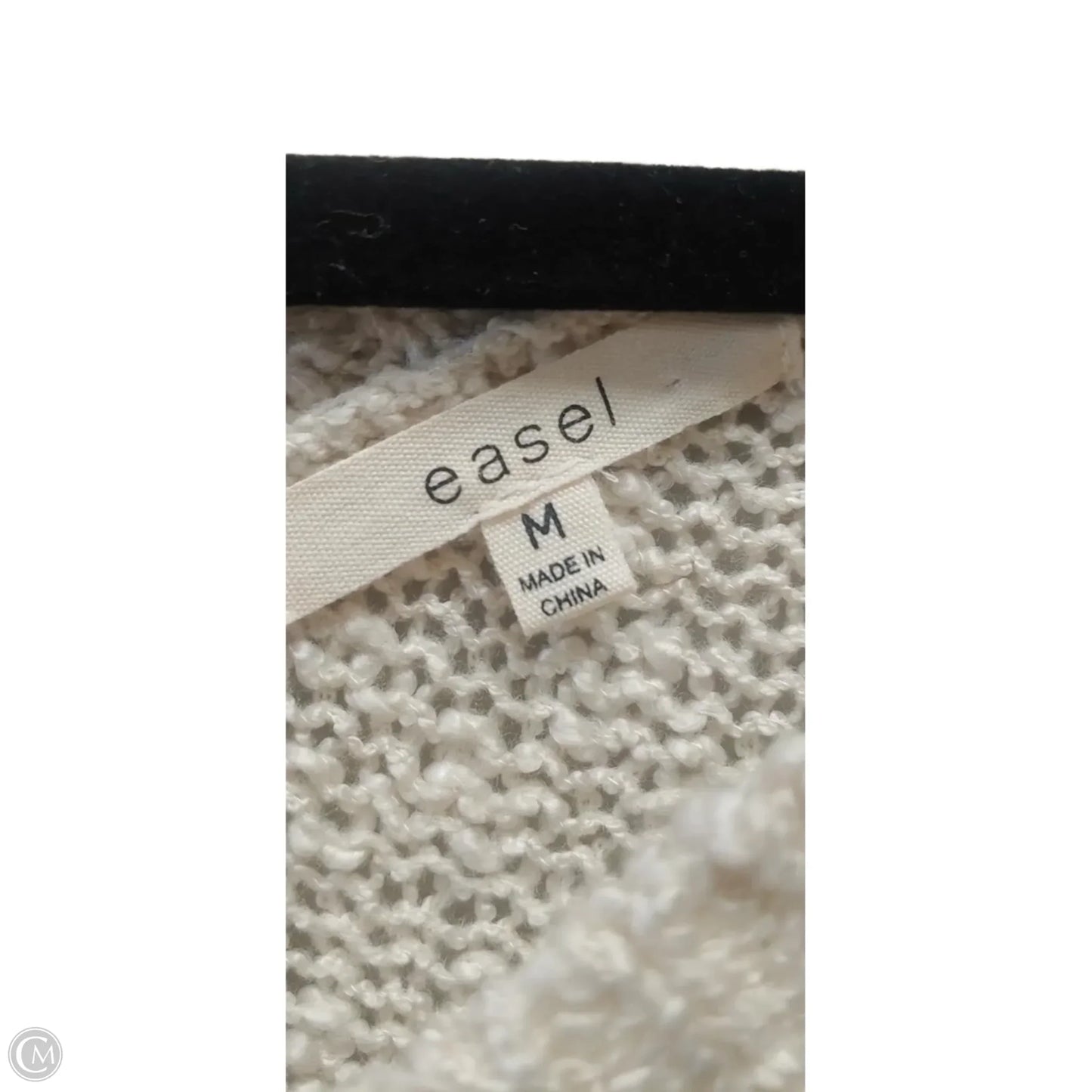 Sweater By Easel In Cream, Size: M