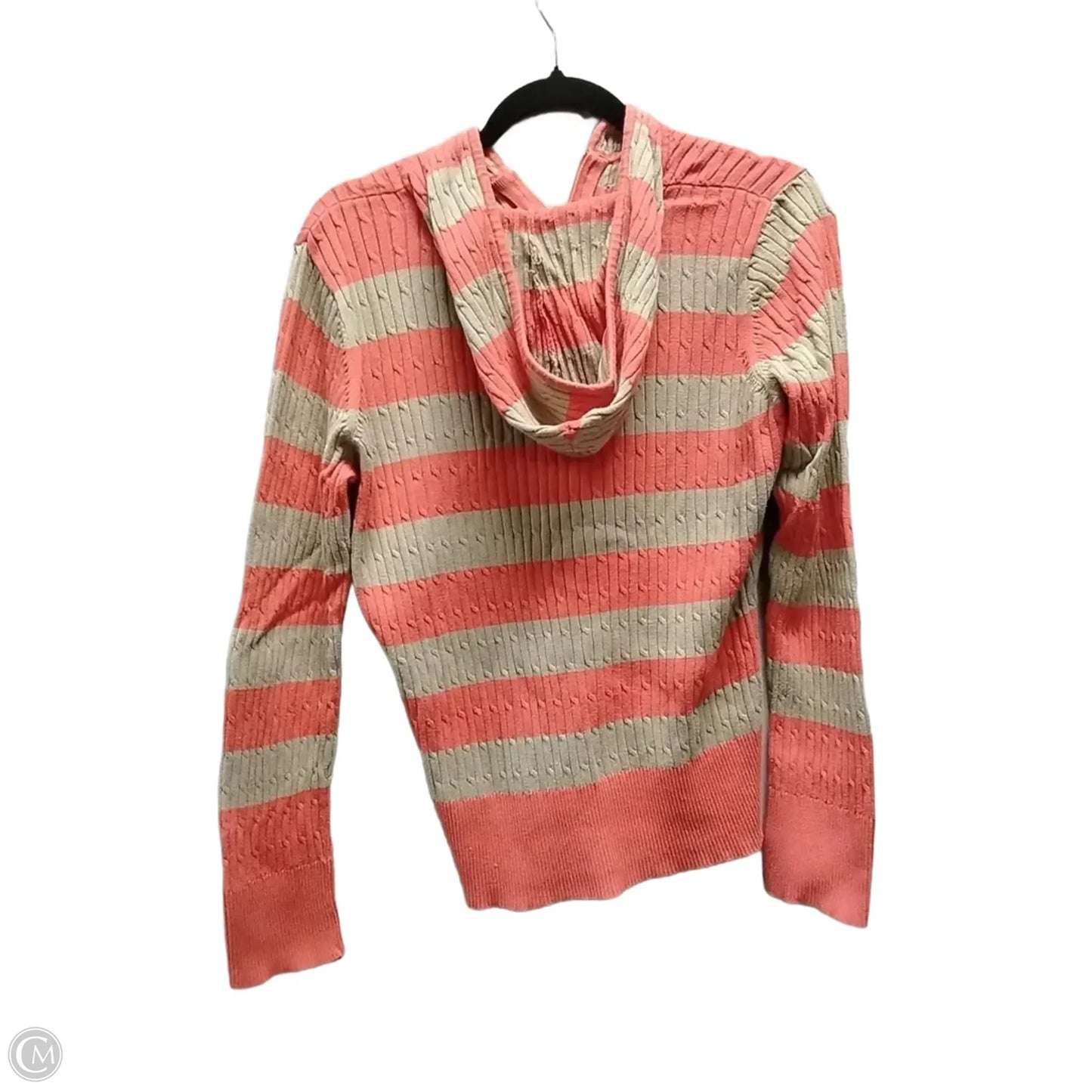 Sweatshirt Hoodie By Liz And Co In Orange & Brown, Size: Xl