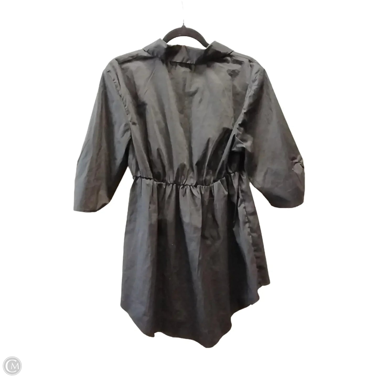 Blouse Long Sleeve By Cato In Black, Size: 1x