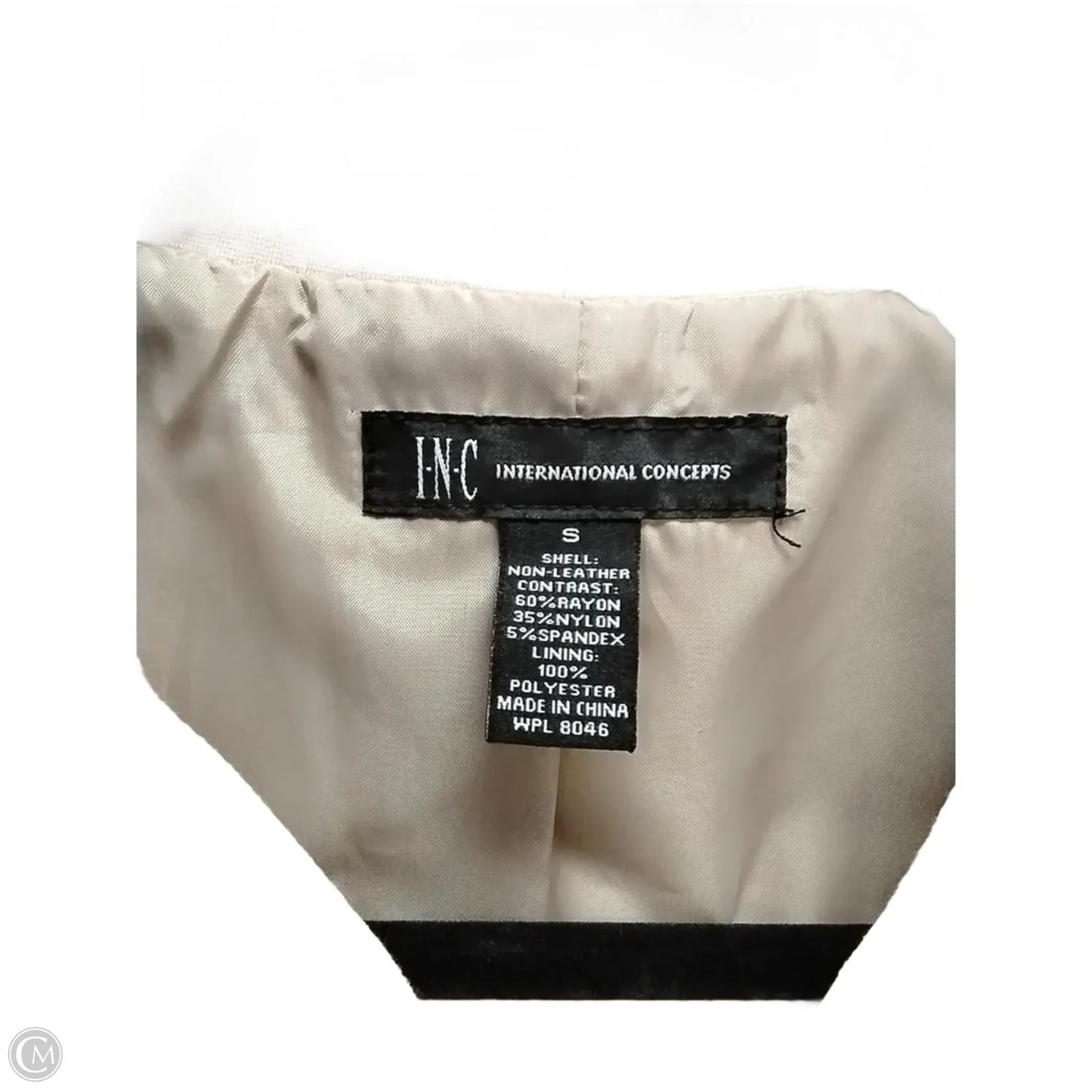 Jacket Other By Inc In Grey & White, Size: S