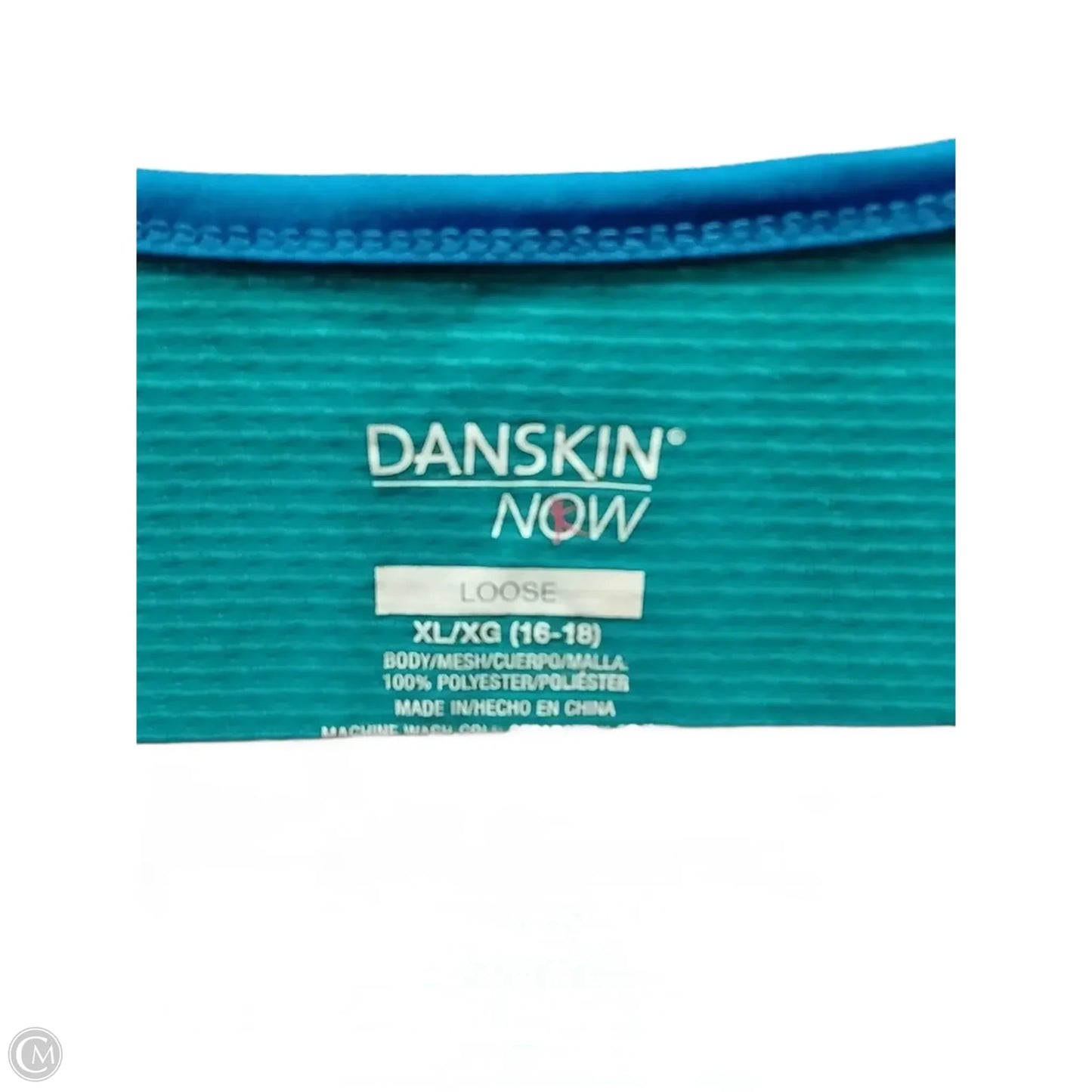 Athletic Tank Top By Danskin Now In Blue & Yellow, Size: Xl