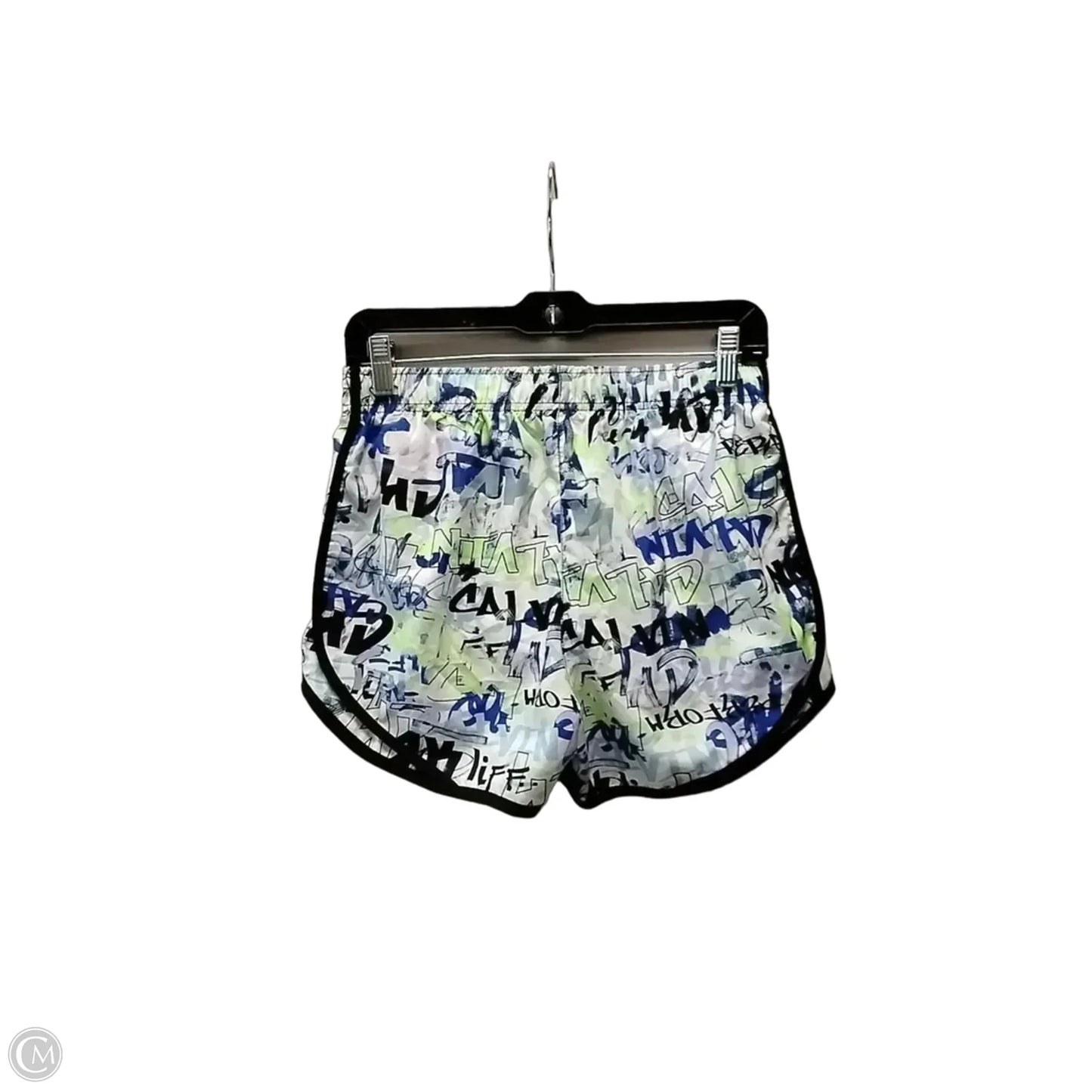 Athletic Shorts By Calvin Klein In Purple & White, Size: S