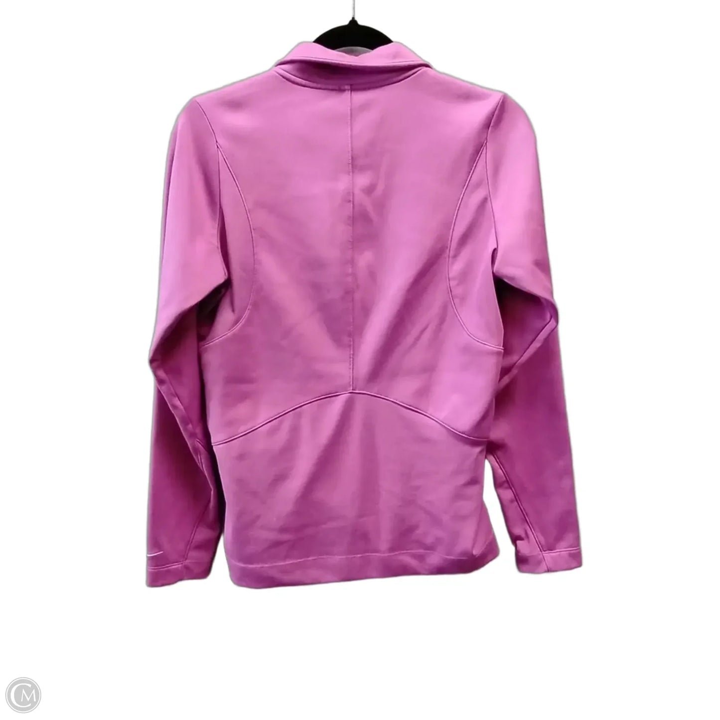 Athletic Jacket By Nike Apparel In Pink, Size: M