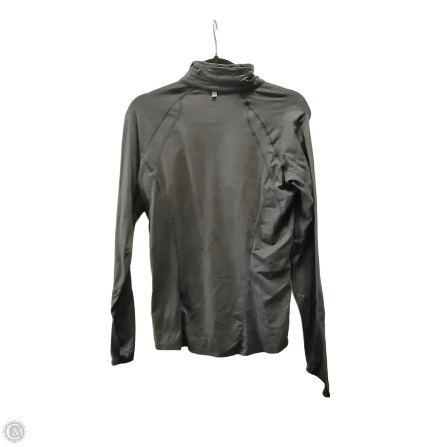 Athletic Top Long Sleeve Crewneck By Nike Apparel In Grey, Size: M