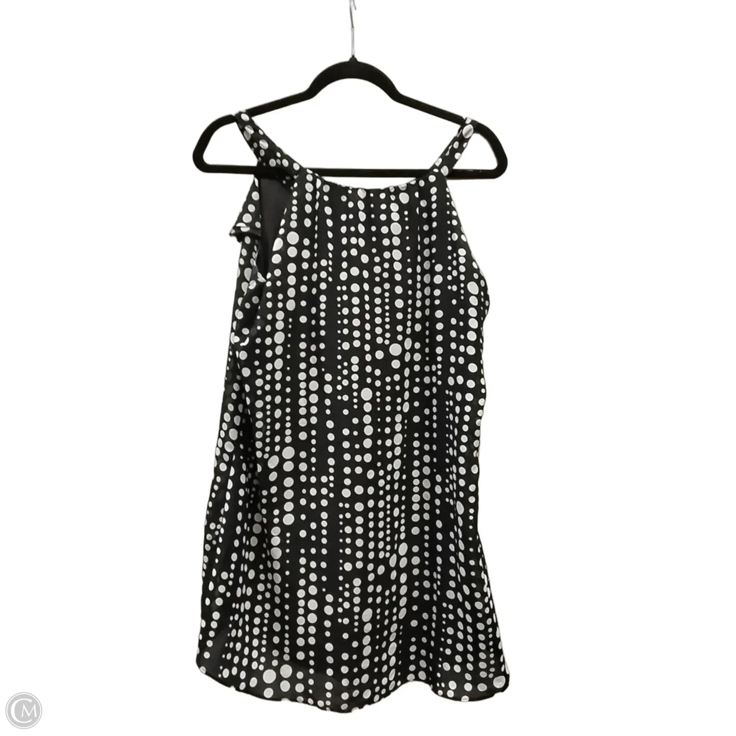 Blouse Sleeveless By White House Black Market In Polkadot Pattern, Size: M