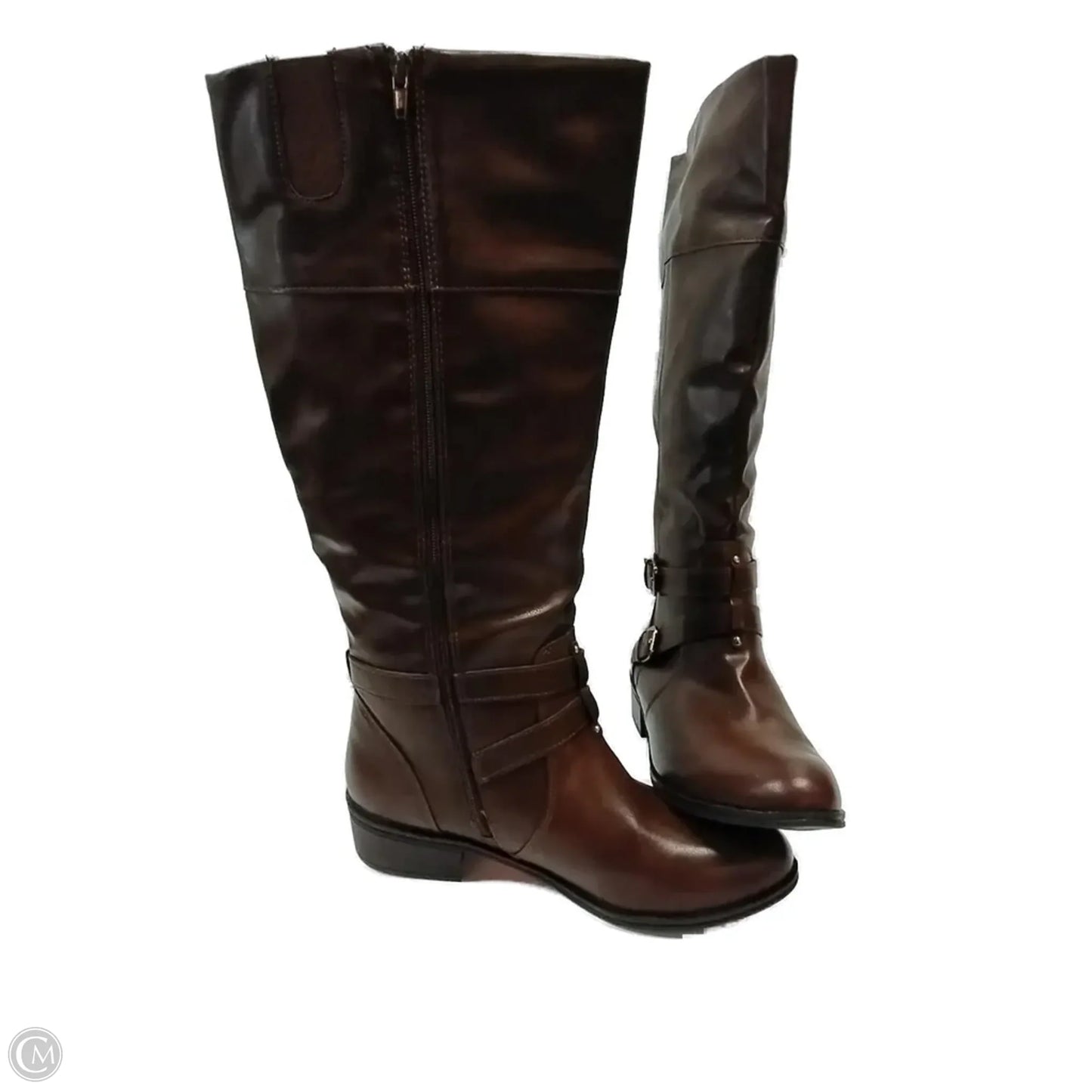 Boots Knee Flats By Arizona In Brown, Size: 11