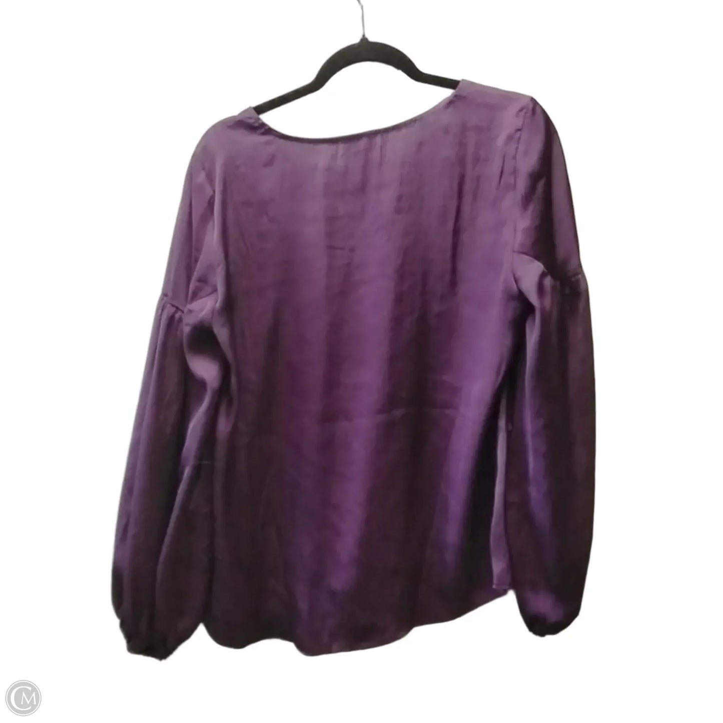 Top Long Sleeve By Vince Camuto In Purple, Size: M