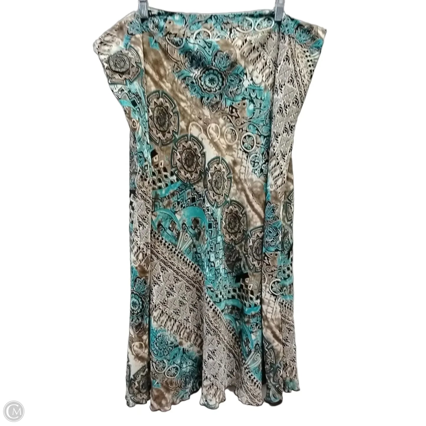 Skirt Maxi By Dressbarn In Brown, Size: 20