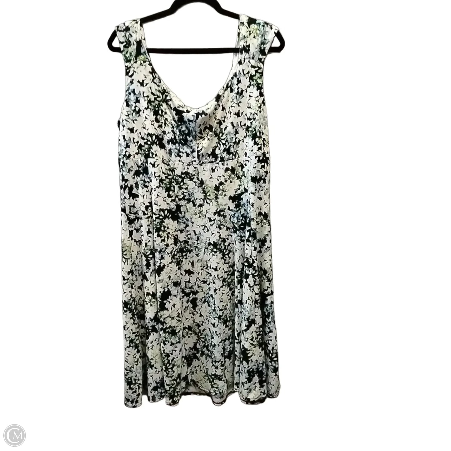 Dress Casual Midi By Clothes Mentor In Floral Print, Size: 18