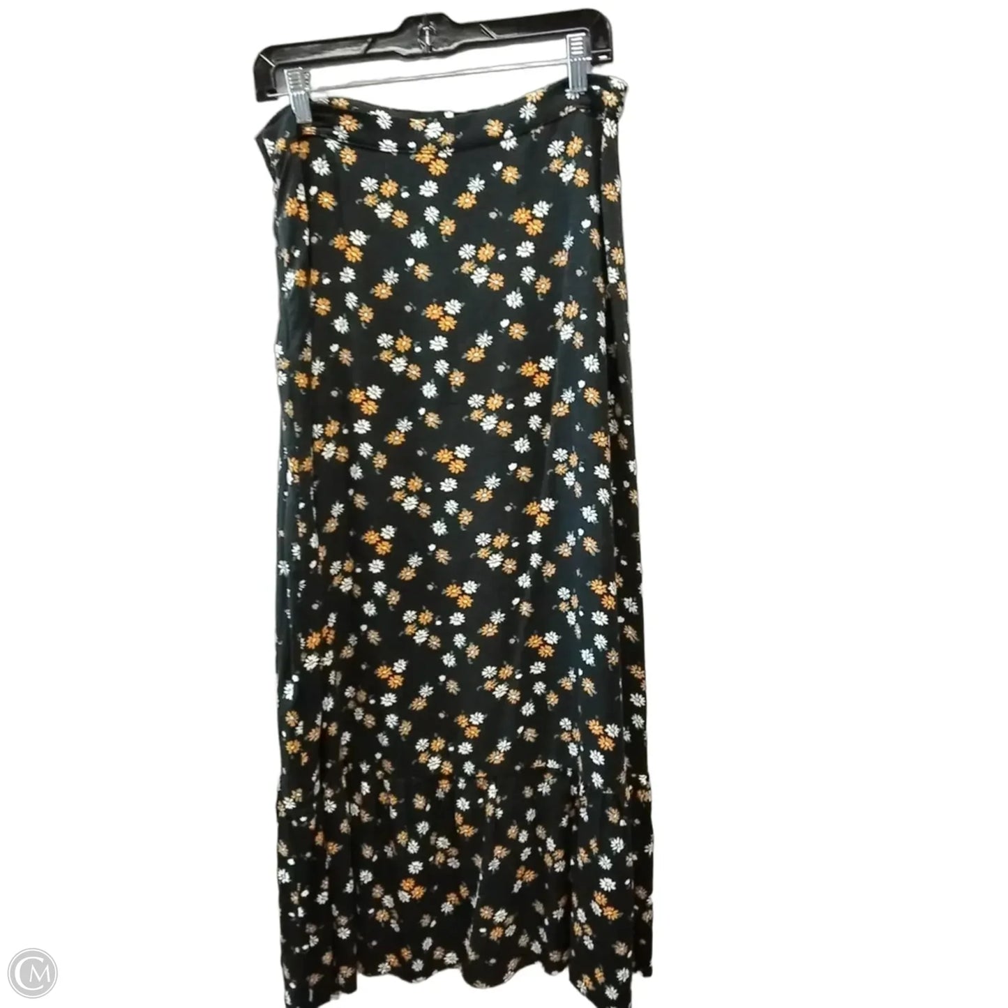 Skirt Maxi By Cme In Black & Orange, Size: 12