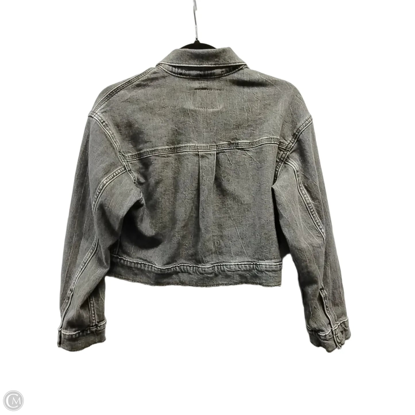 Jacket Denim By Levis Signature In Black Denim, Size: S