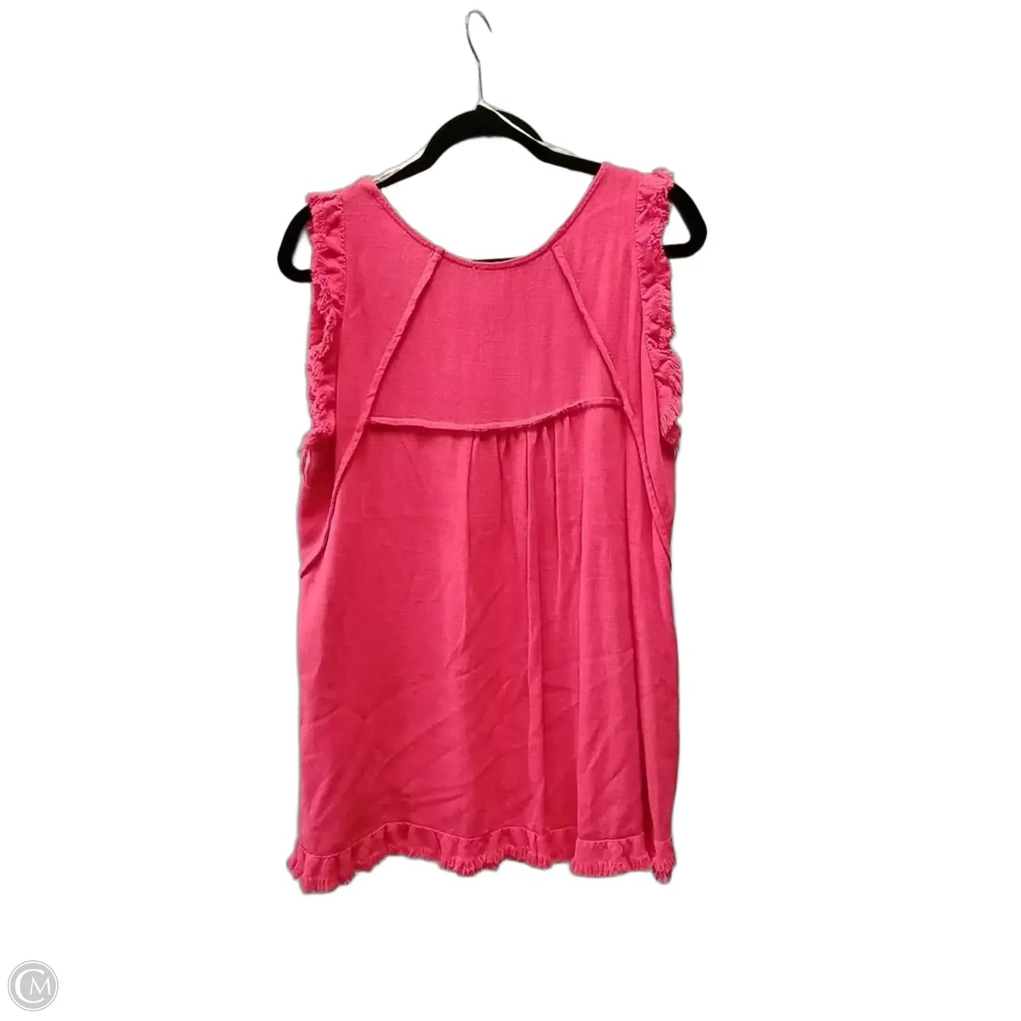 Blouse Sleeveless By Umgee In Red, Size: M