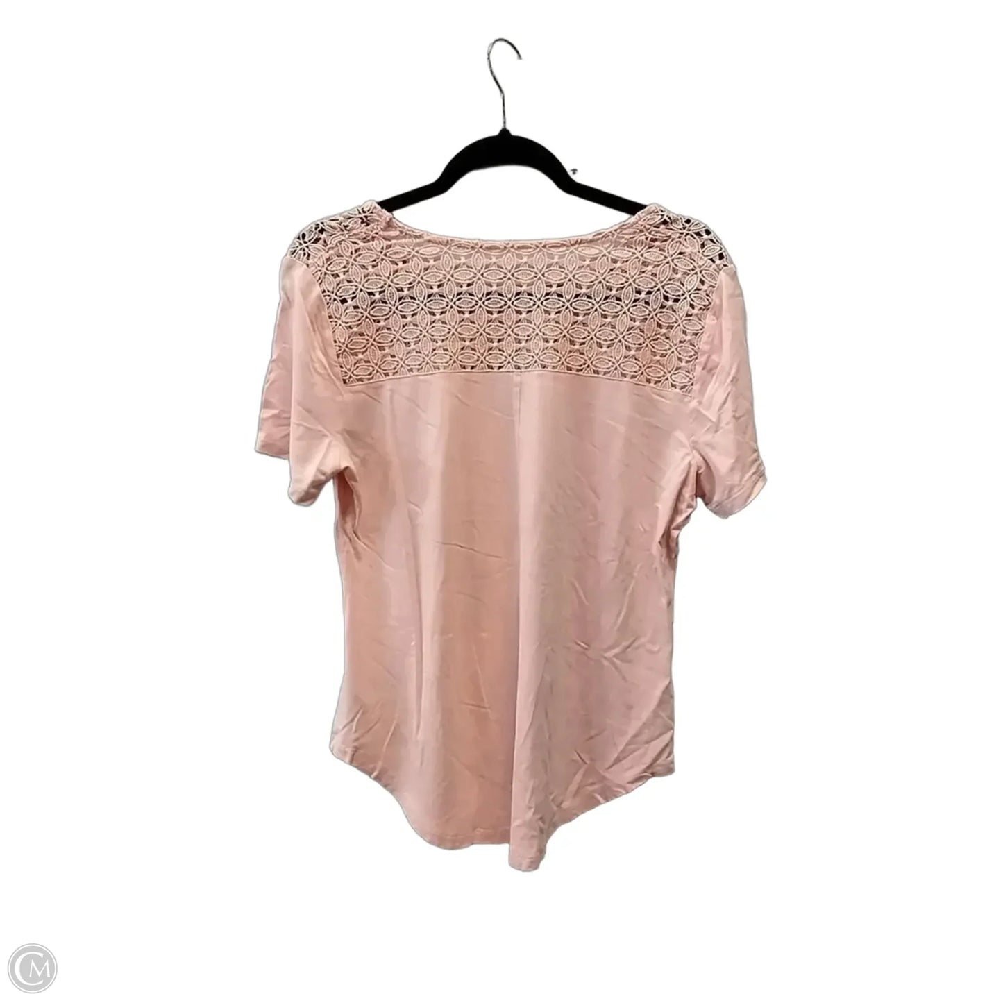Top Short Sleeve By Old Navy In Peach, Size: L