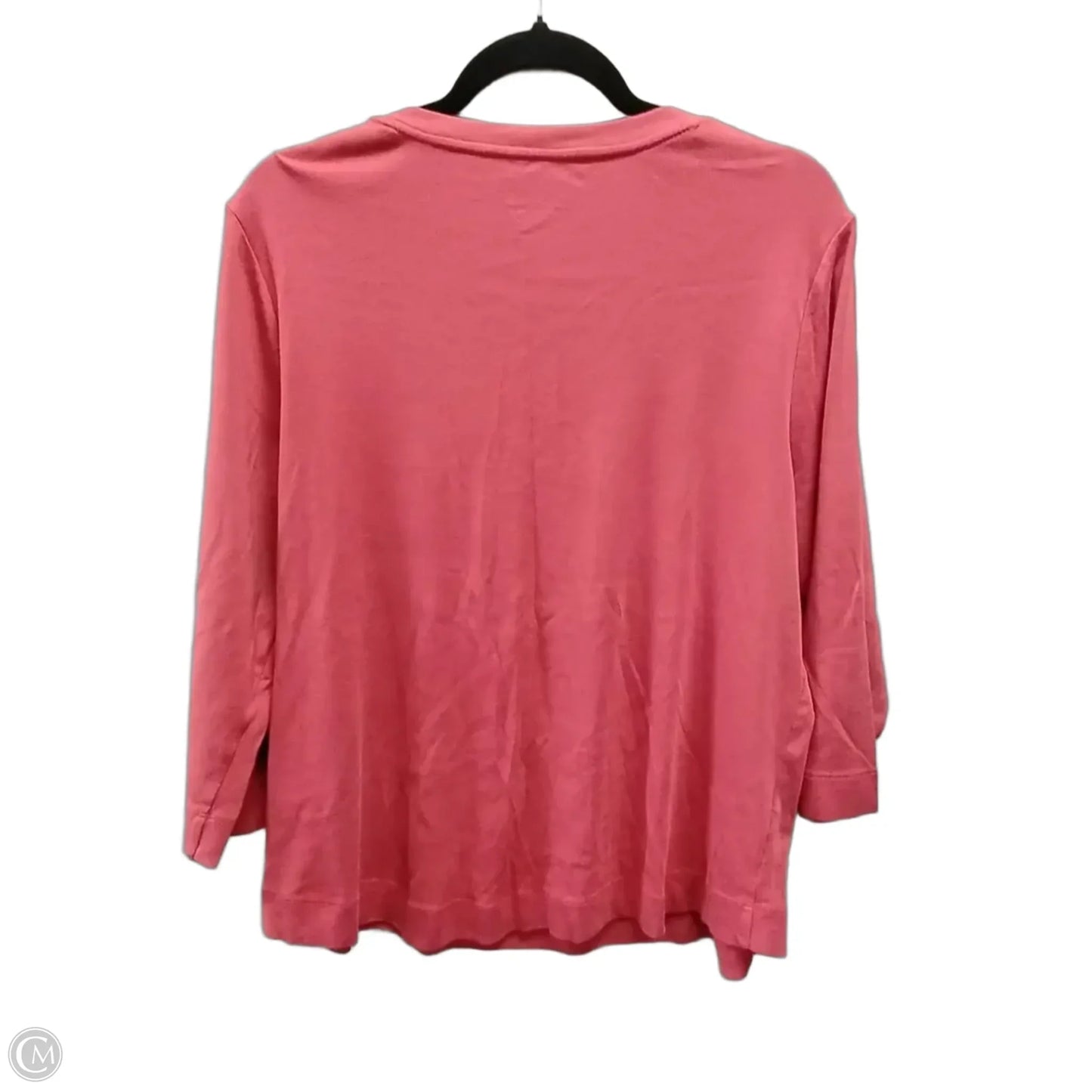 Top Long Sleeve Basic By Chicos In Orange, Size: Xl
