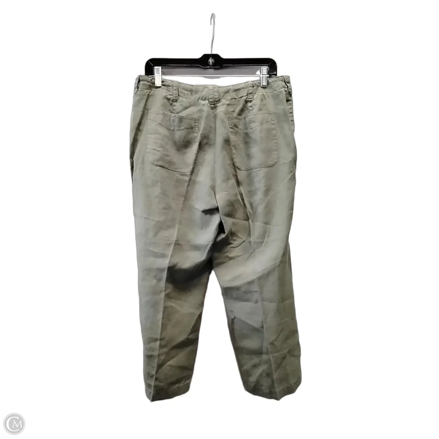 Pants Linen By St Johns Bay In Green, Size: 12