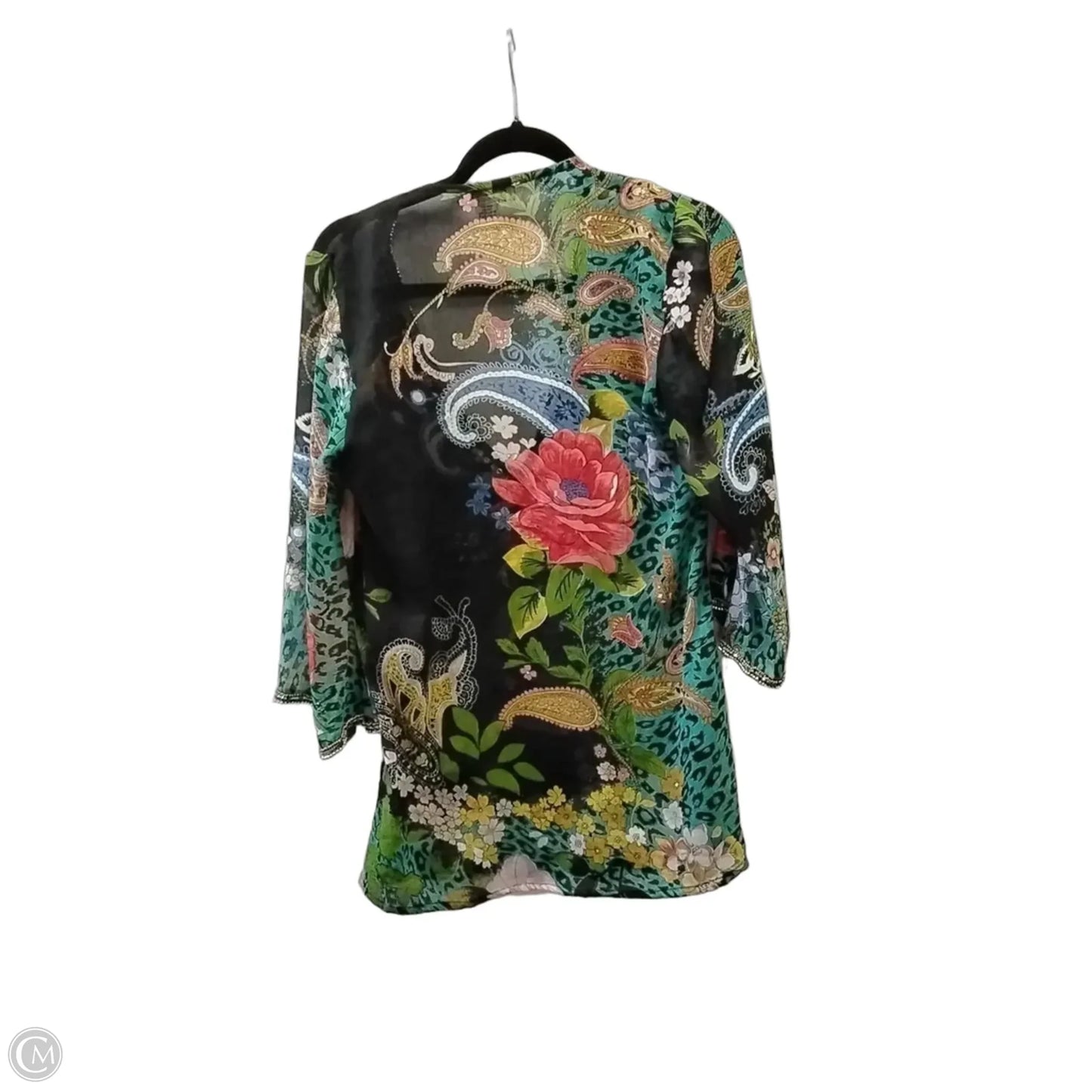 Top Long Sleeve By Cmf In Floral Print, Size: M
