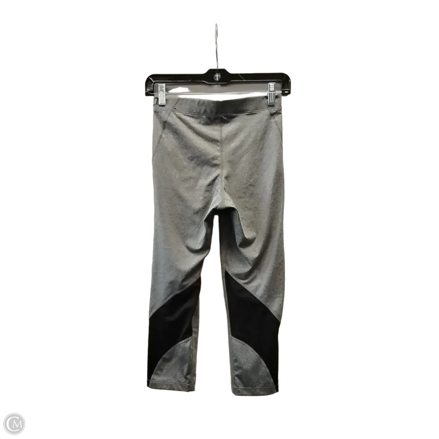 Athletic Leggings By Nike Apparel In Grey, Size: M