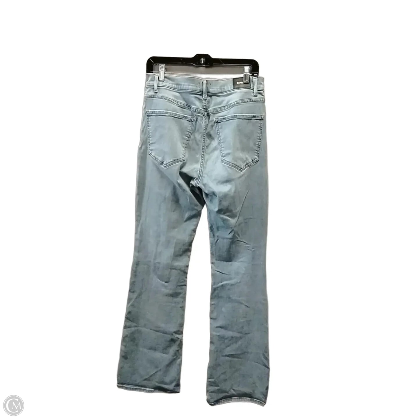 Jeans Boot Cut By Express In Blue Denim, Size: 10