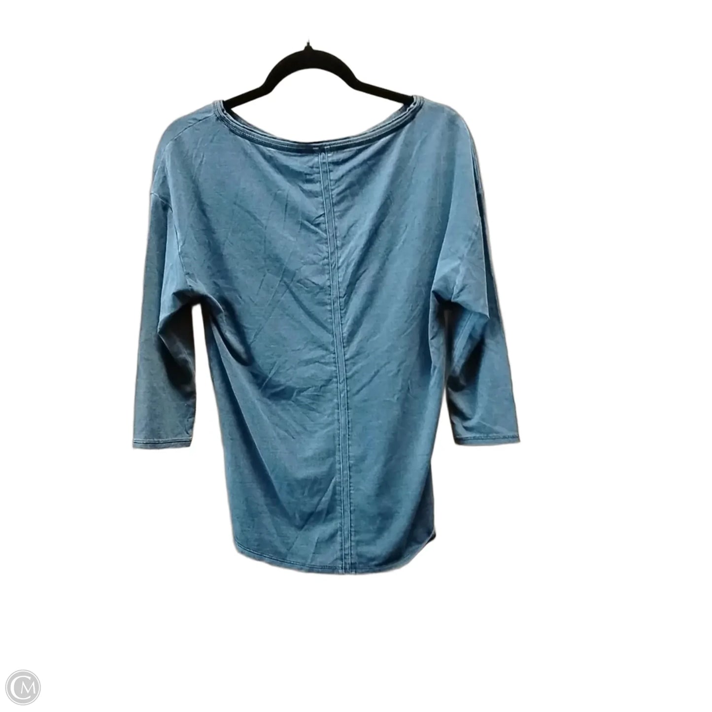 Top Long Sleeve Basic By White House Black Market In Blue, Size: Xs