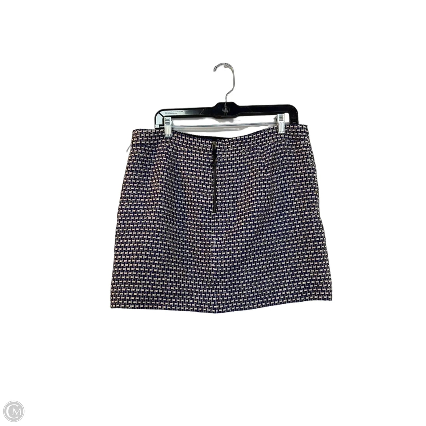 Skirt Mini & Short By J. Crew In Blue & Cream, Size: 10