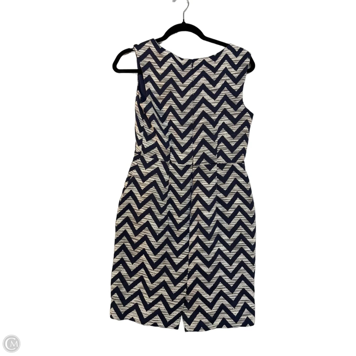 Dress Casual Midi By Limited In Chevron Pattern, Size: 0