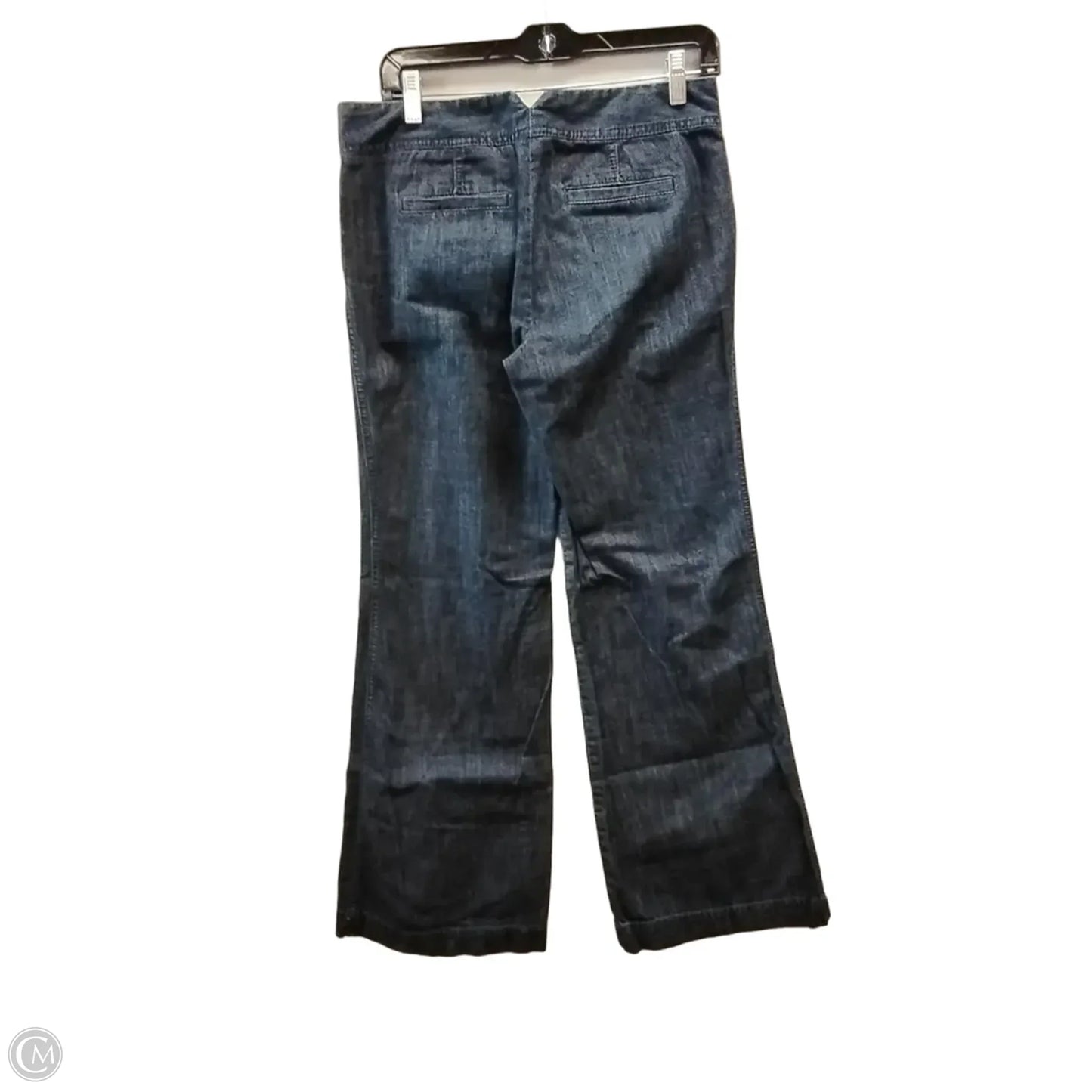 Jeans Flared By Loft In Blue Denim, Size: 4