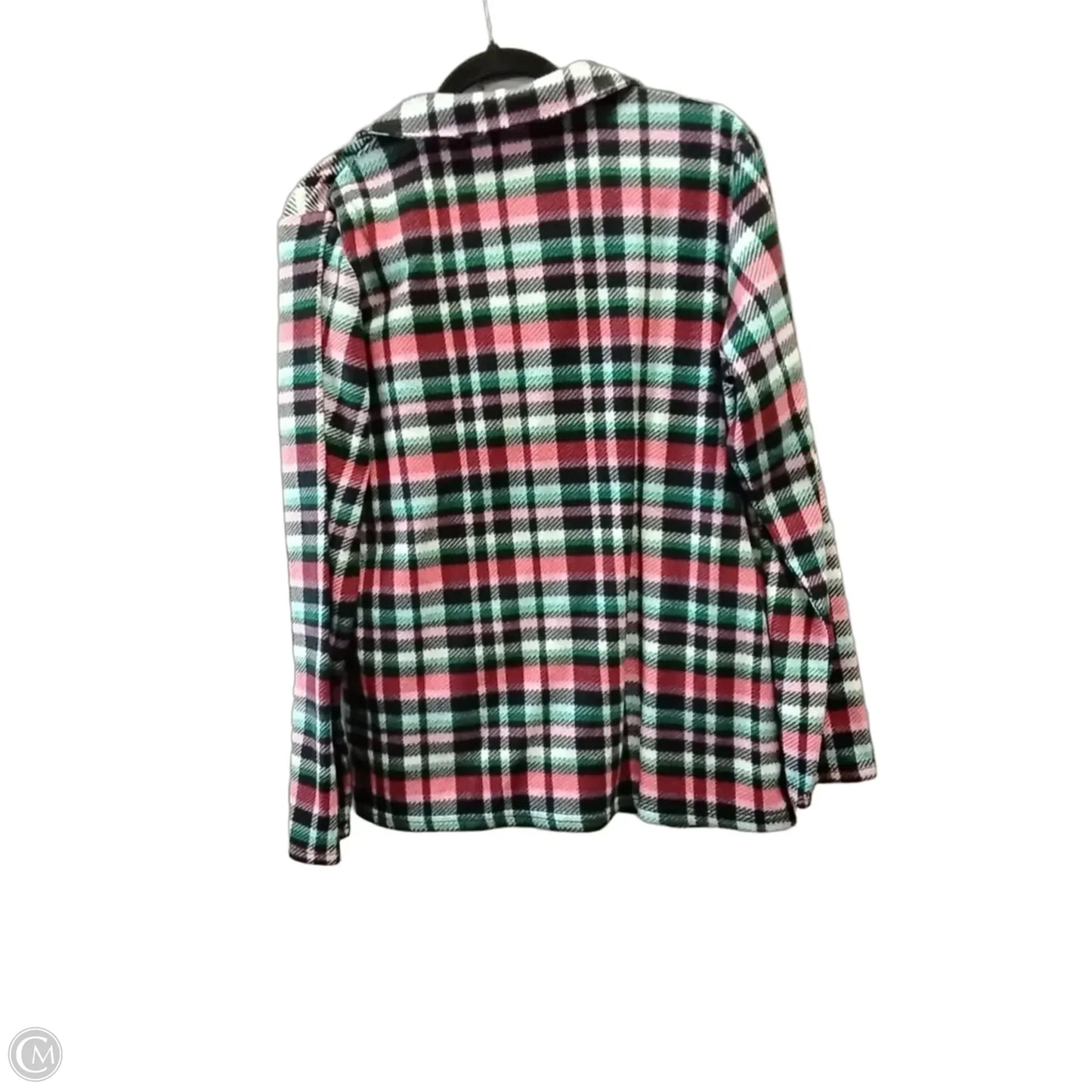 Top Long Sleeve By Vera Bradley In Plaid Pattern, Size: M