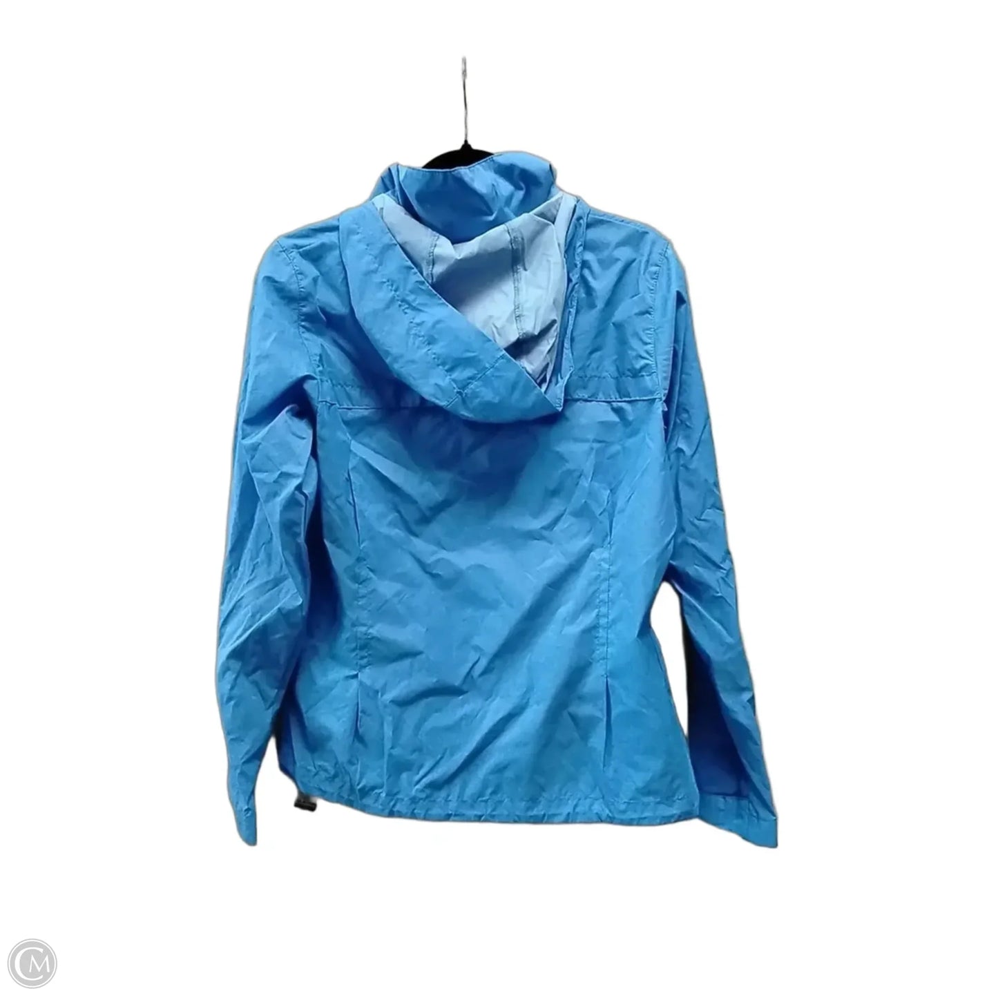 Jacket Windbreaker By Columbia In Blue, Size: M