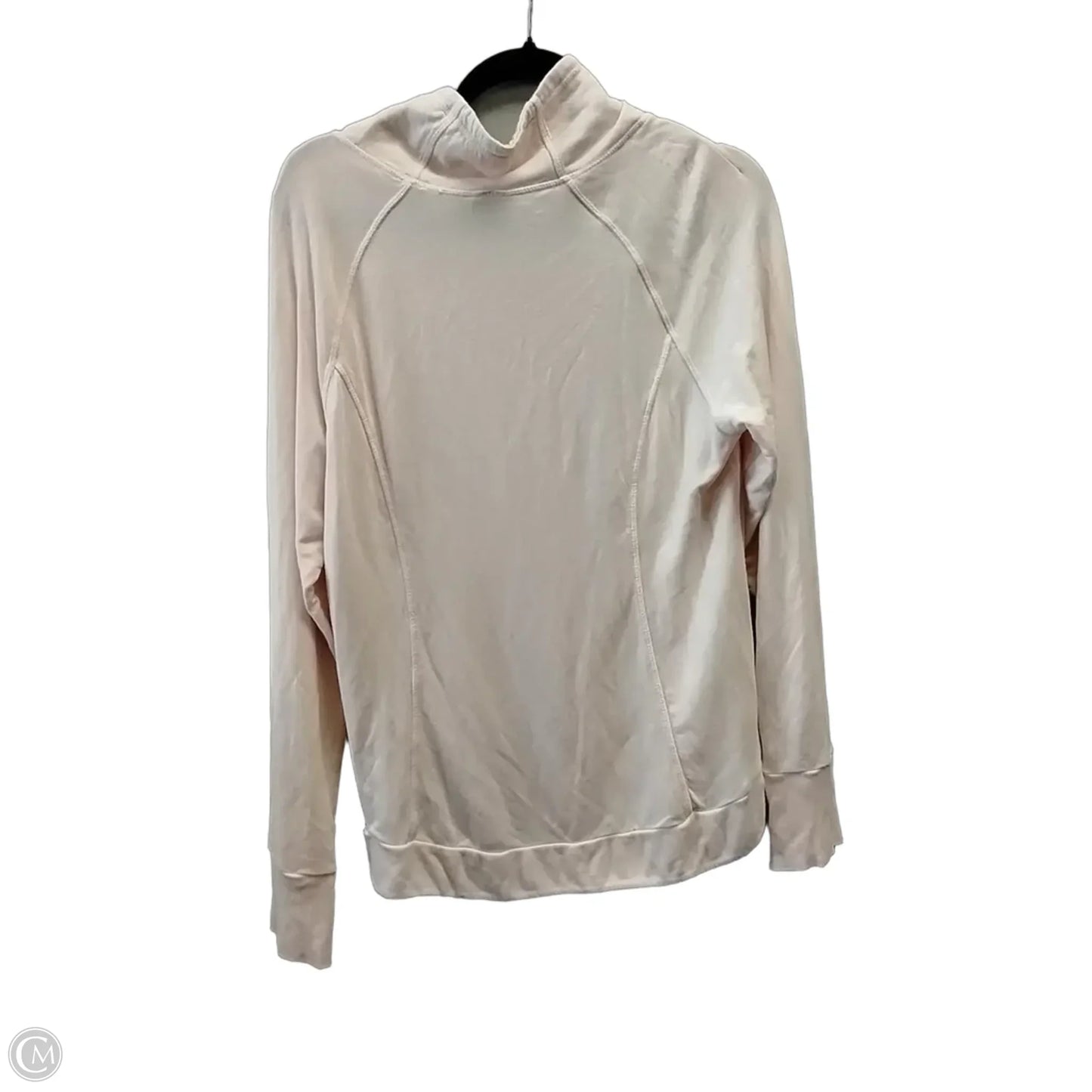 Athletic Sweatshirt Collar By Yogalicious In Pink, Size: M