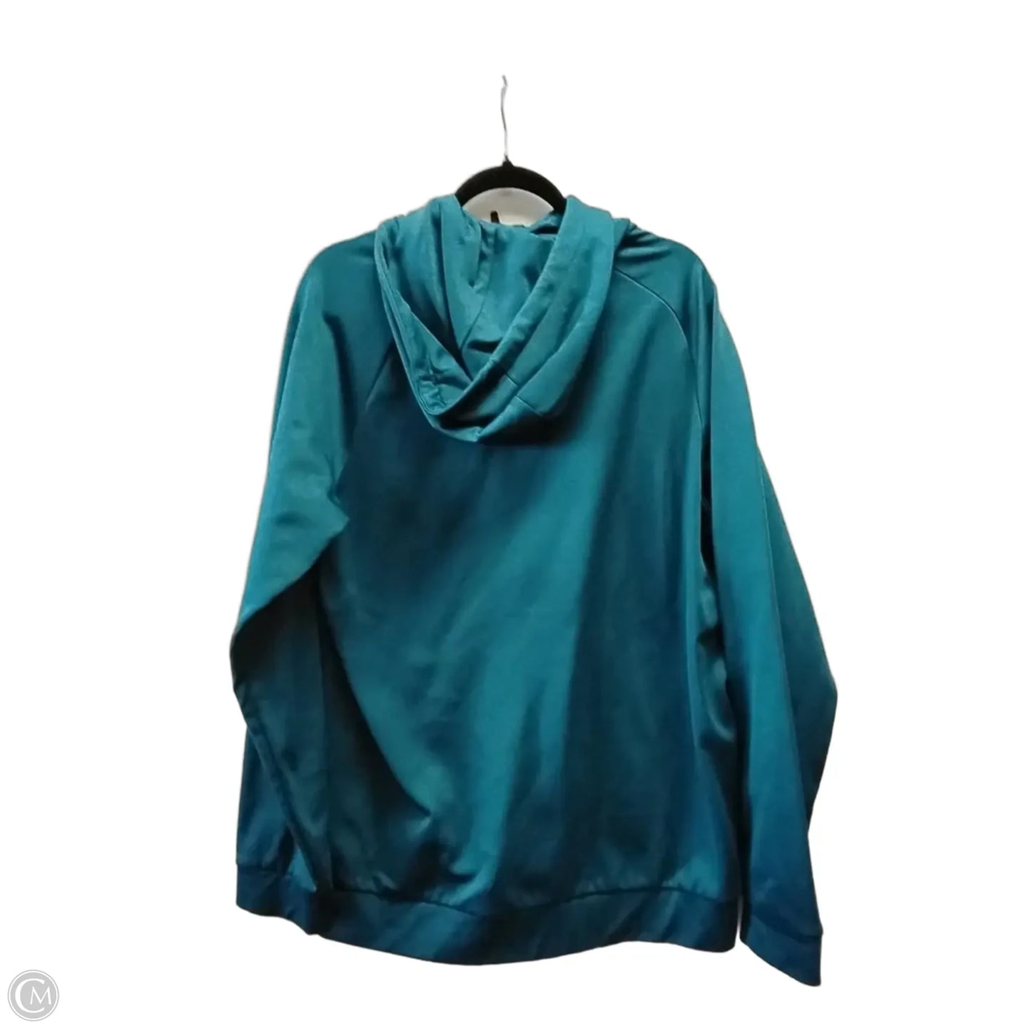 Athletic Top Long Sleeve Hoodie By Nike Apparel In Green, Size: L