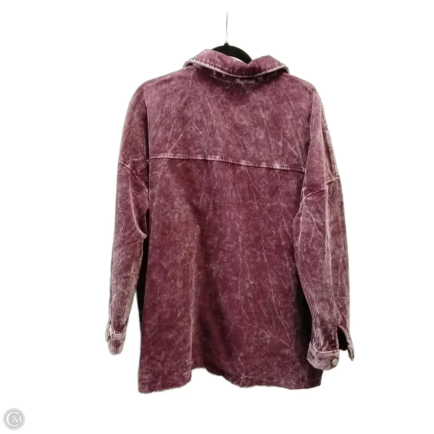 Jacket Other By Zenana In Purple, Size: L
