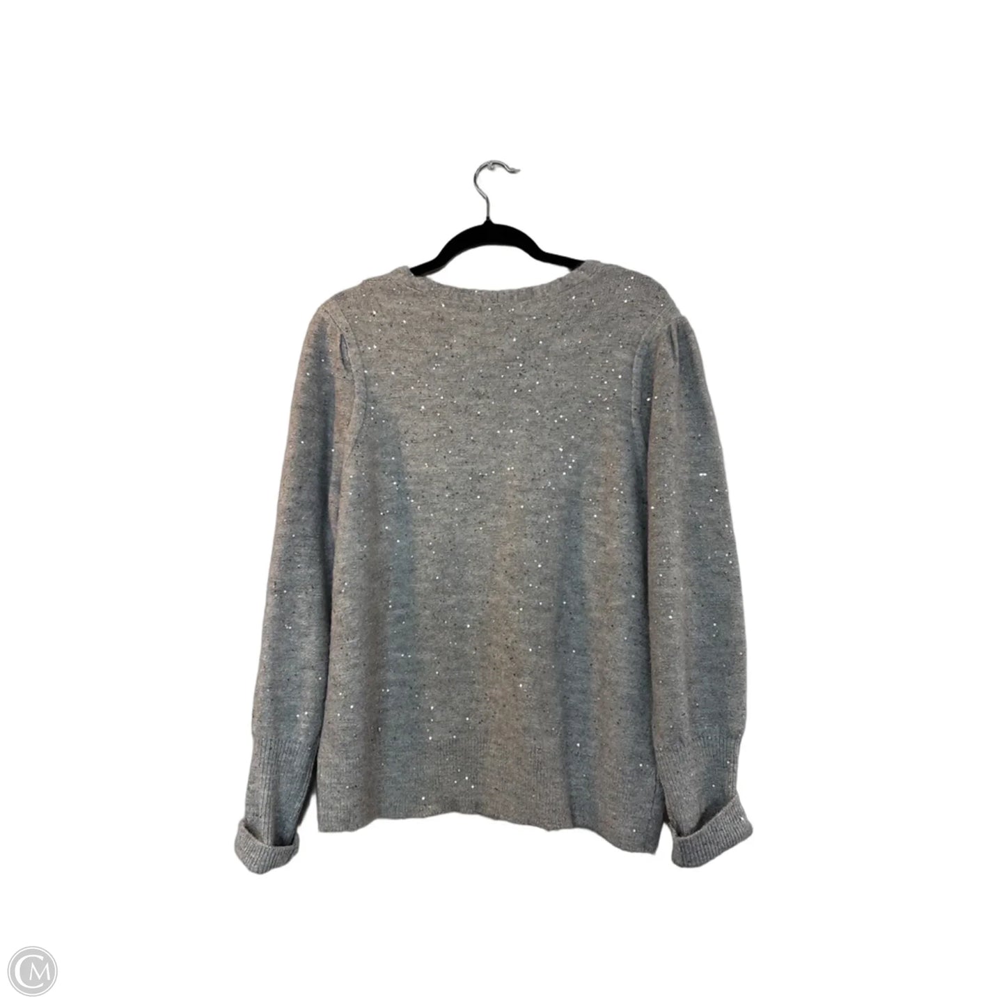 Sweater By Loft In Grey, Size: L