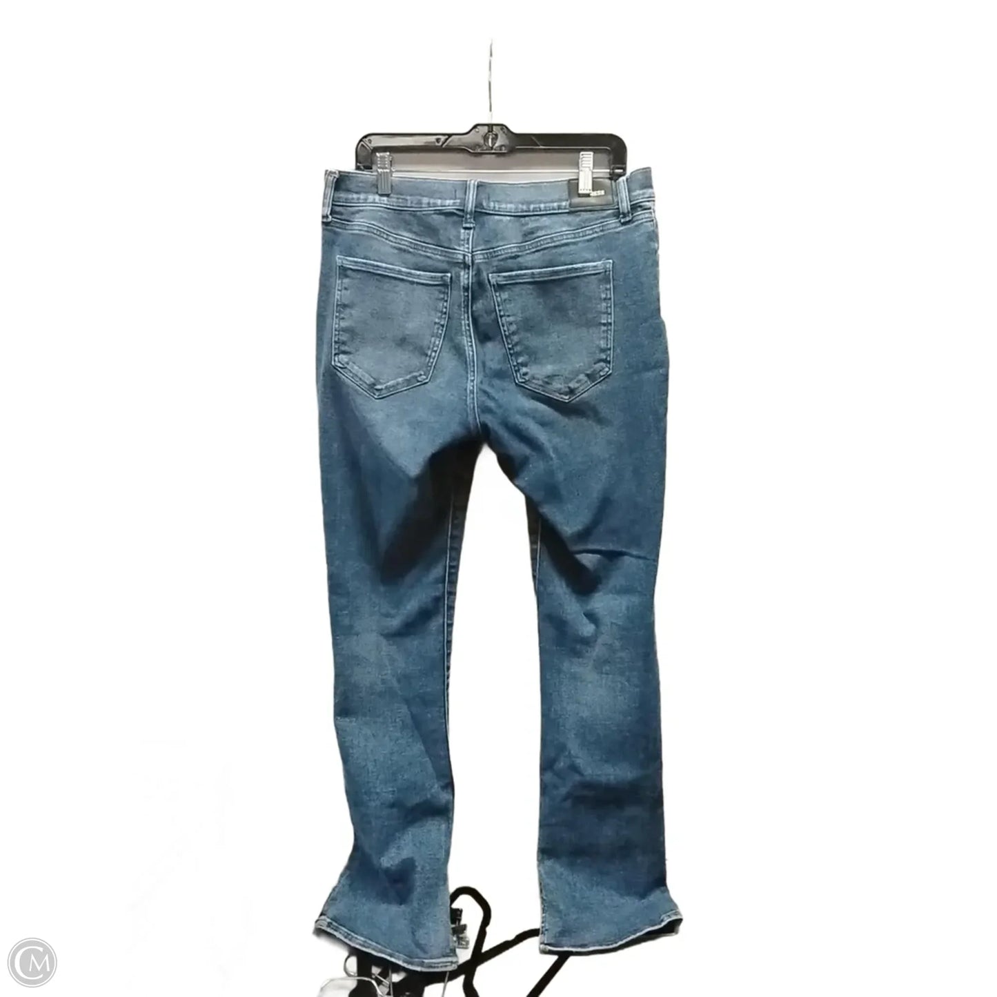Jeans Flared By Express In Blue Denim, Size: 12