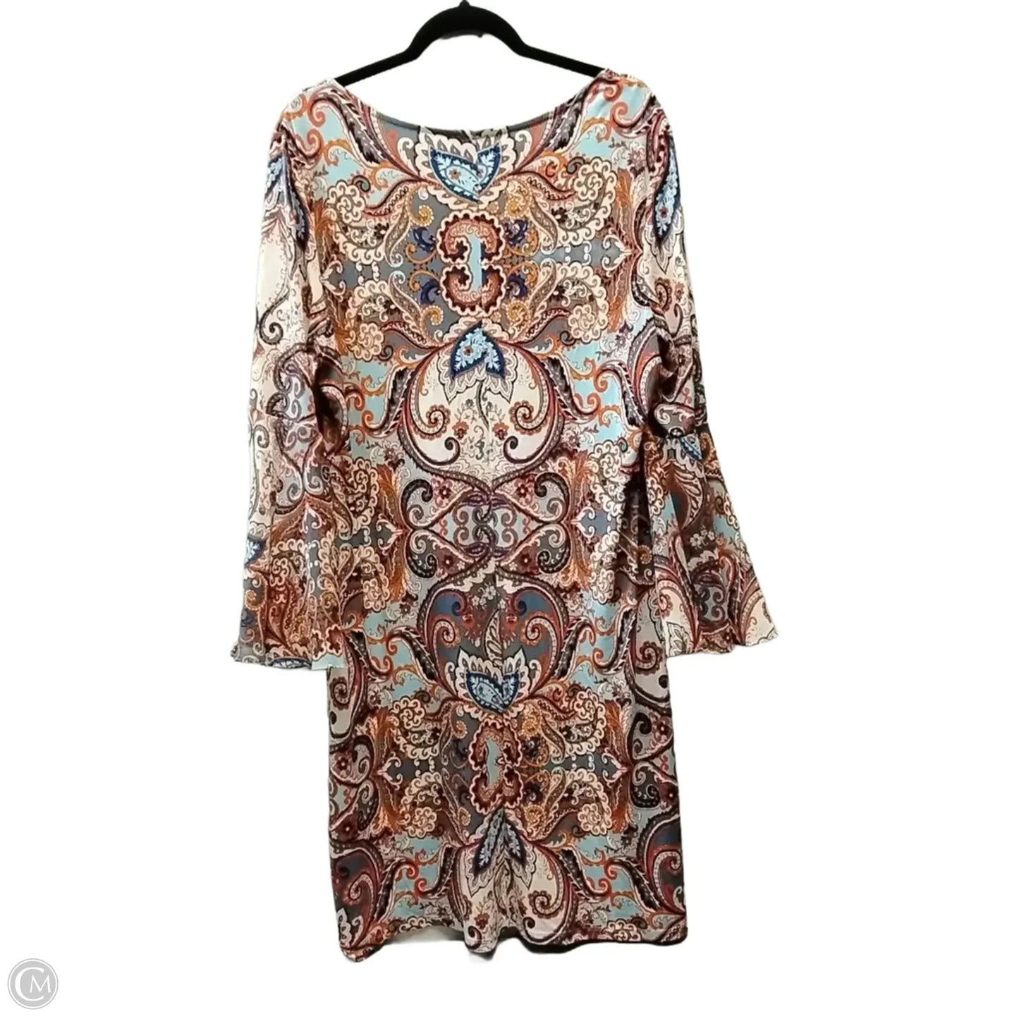 Dress Casual Midi By Msk In Paisley Print, Size: Xl