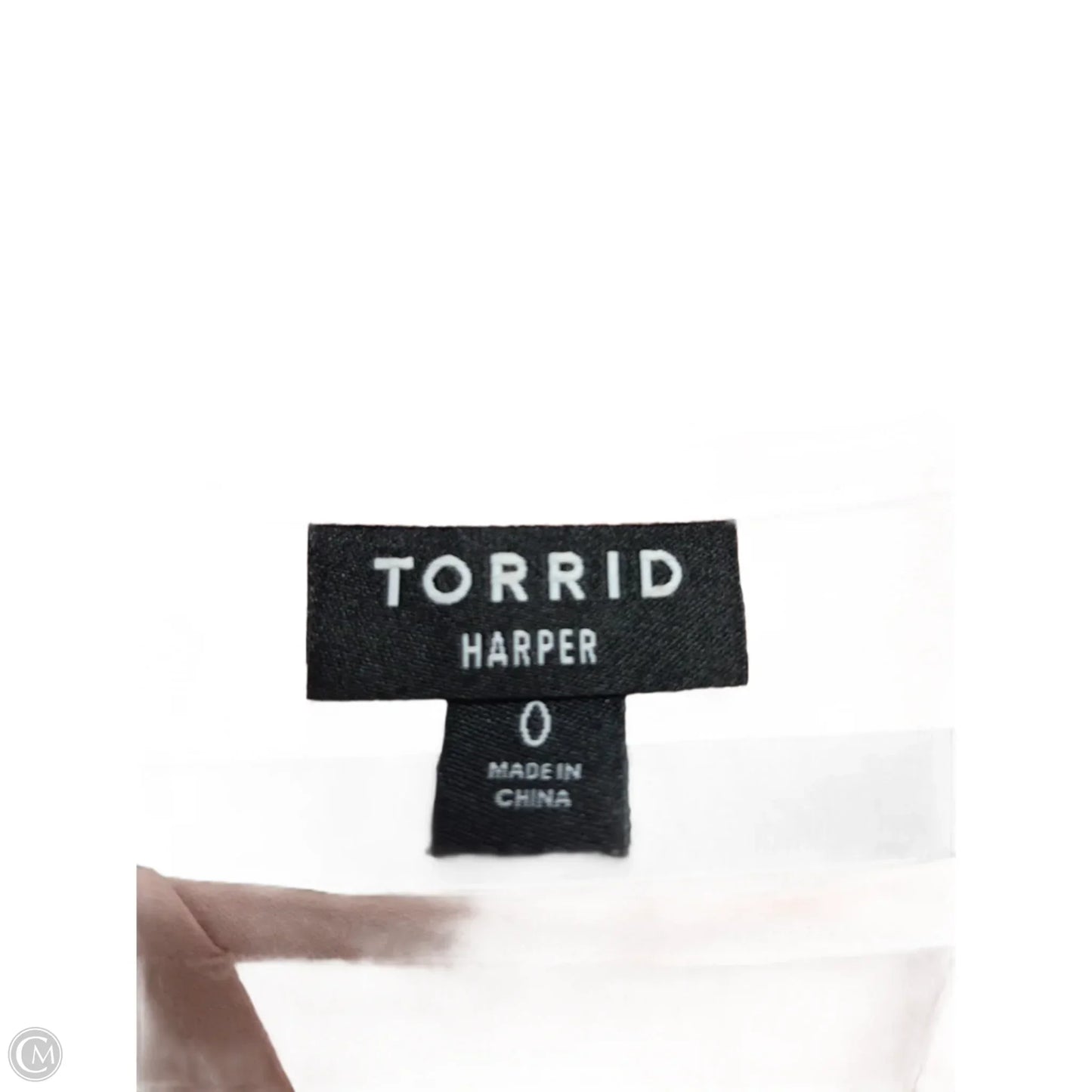 Blouse Short Sleeve By Torrid In Pink, Size: L