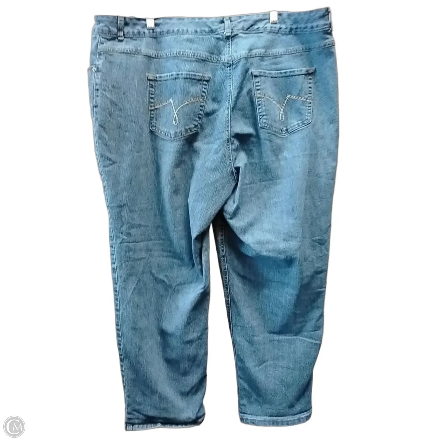 Jeans Straight By Just My Size In Blue Denim, Size: 24w