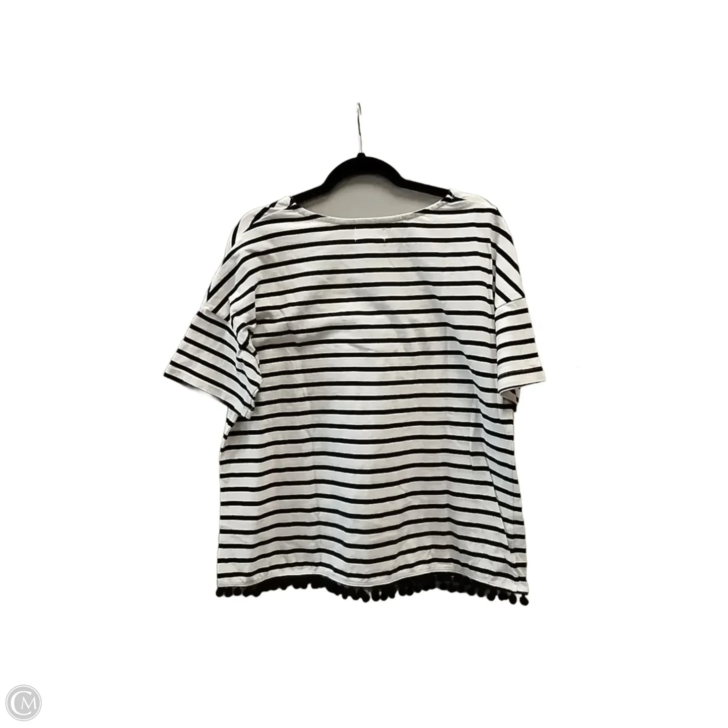 Top Short Sleeve By Sundry In Striped Pattern, Size: Xl