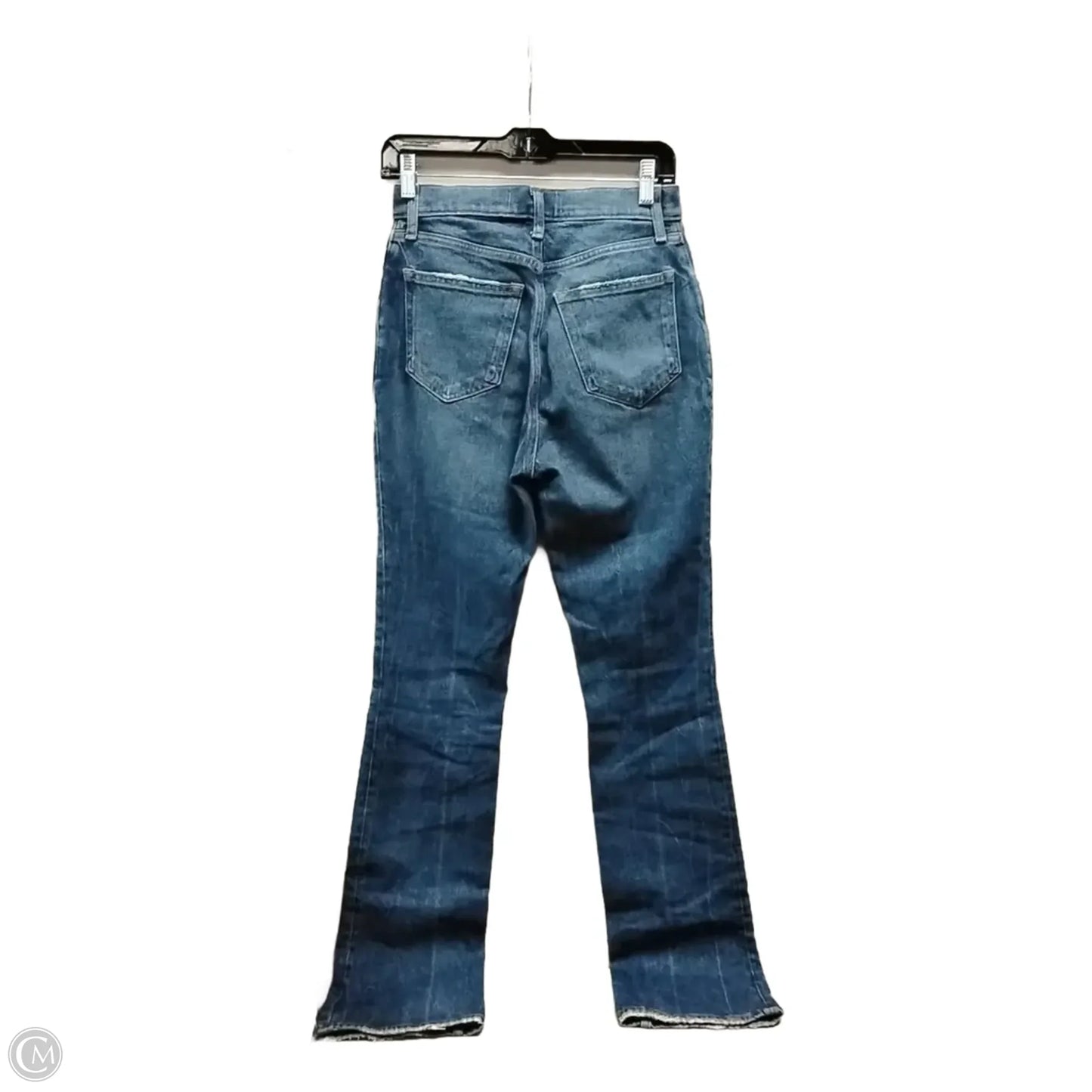 Jeans Flared By Abercrombie And Fitch In Blue Denim, Size: 0