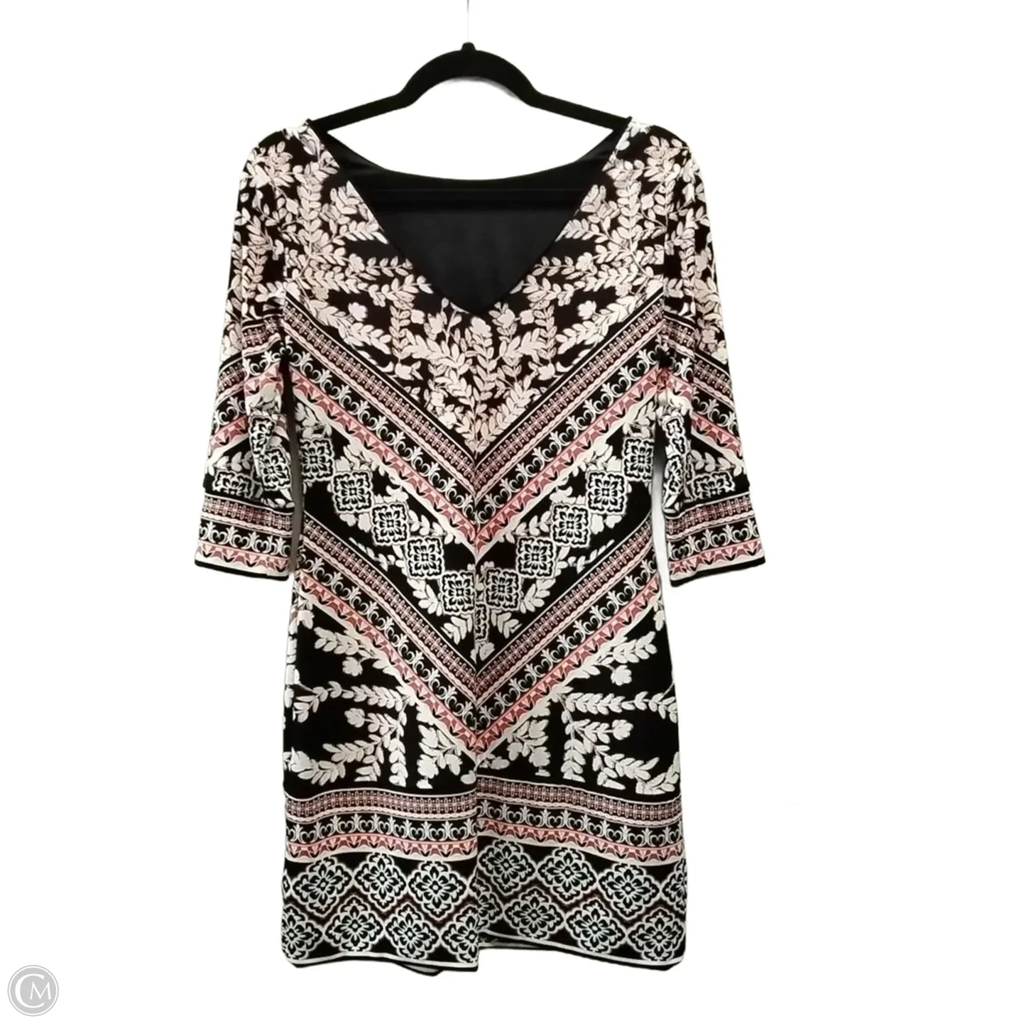 Dress Casual Midi By White House Black Market In Floral Print, Size: Xsp