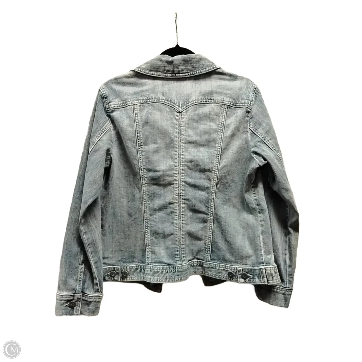 Jacket Denim By Chicos In Blue Denim, Size: M