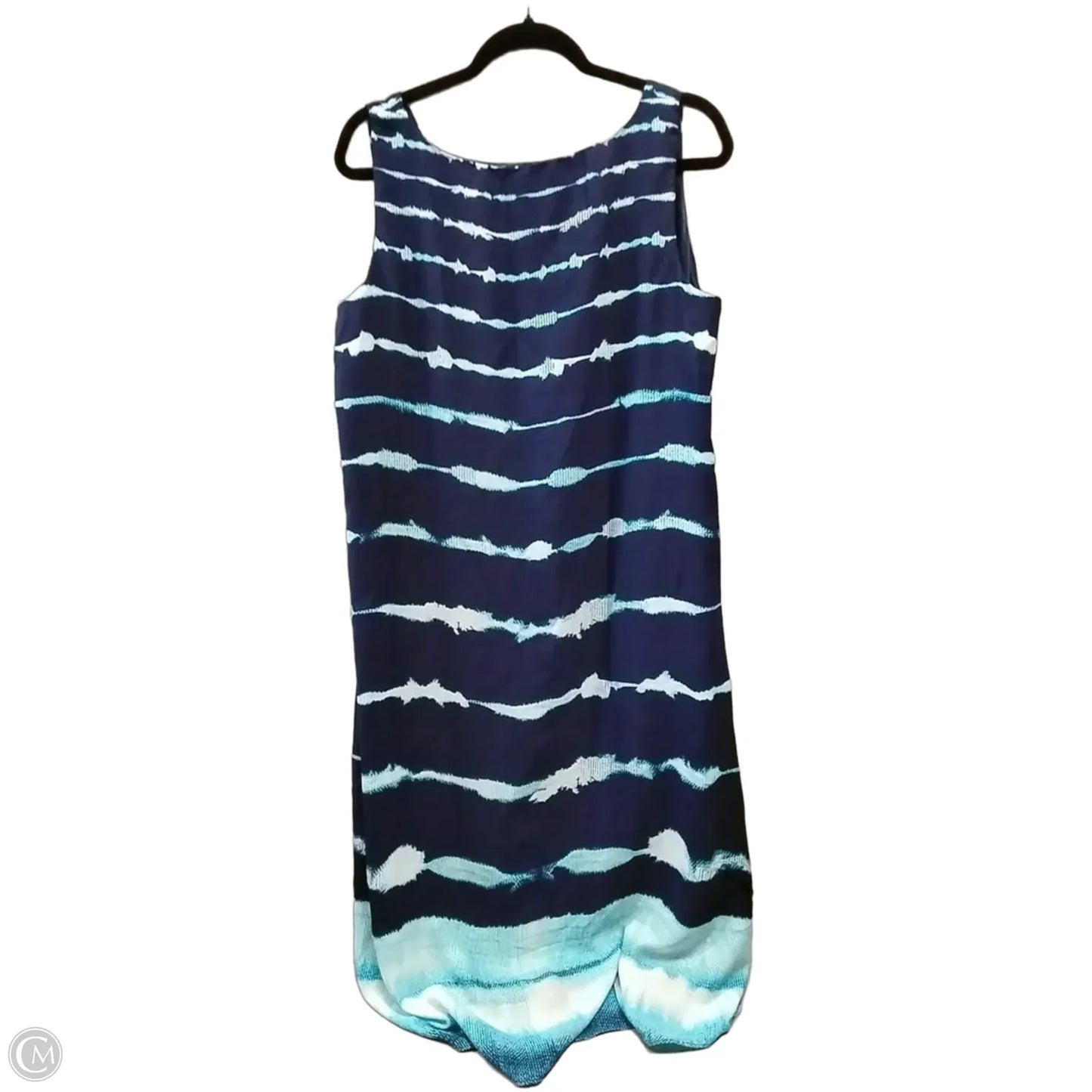 Dress Casual Maxi By Jm Collections In Blue, Size: Xl